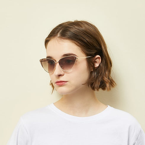 Fashion Cat Eye Metal Women's Sunglasses Navarra